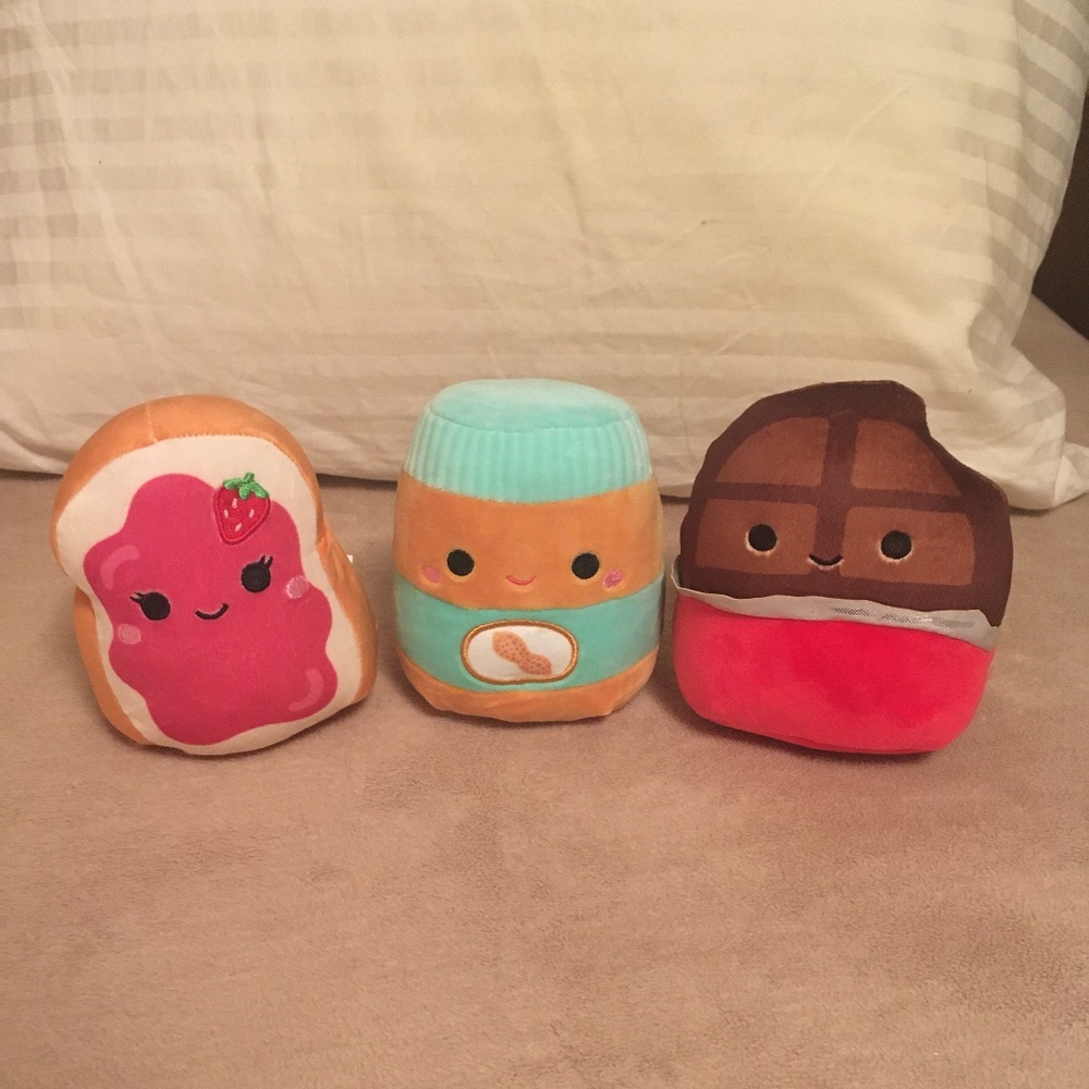 5" Food Squishmallows New Set of 3